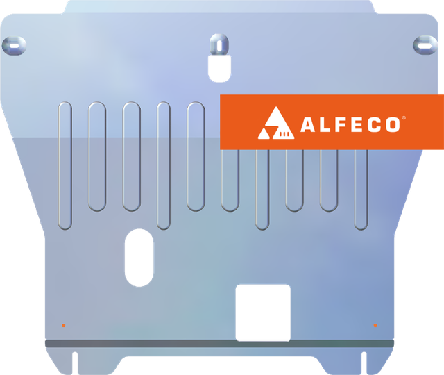 Защита алюминиевая  Alfeco для картера и КПП (установка на кронштейны) Exeed TXL 2020-2026. Артикул ALF.61.02al