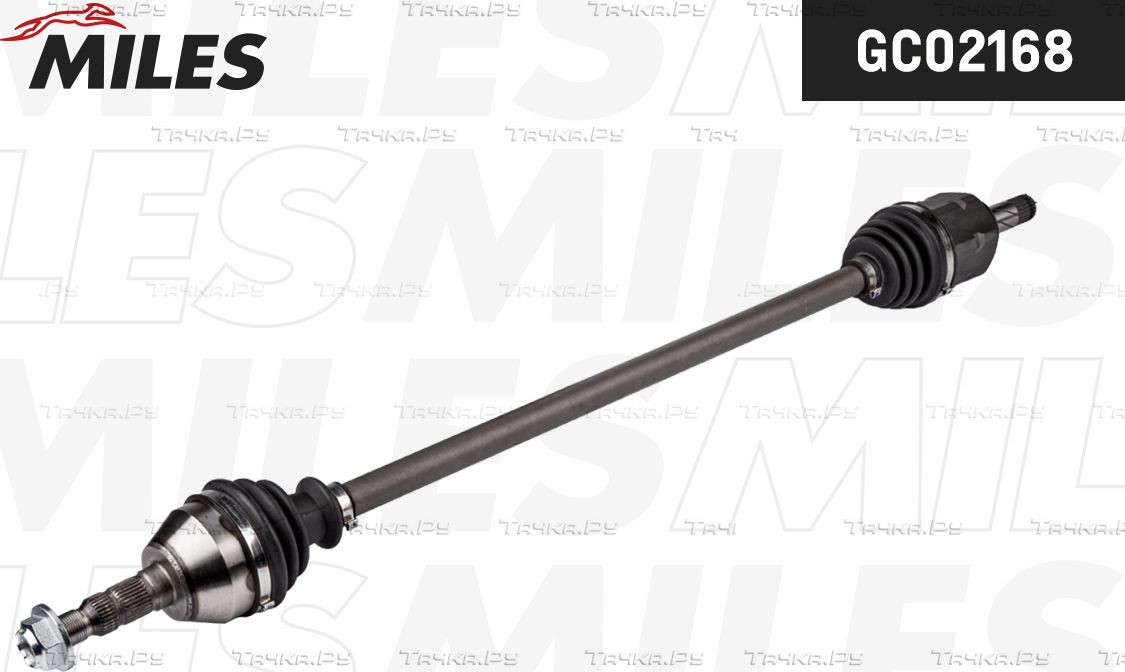 Полуось (привод в сборе, приводной вал) Miles правая для Opel Astra H 2004-2014. Артикул GC02168