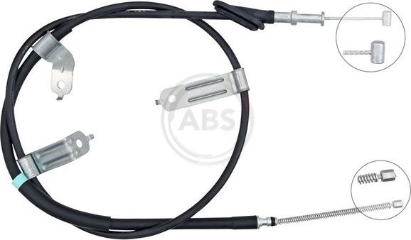 Трос ручника (тросик ручного тормоза) ABS задний правый для Subaru Impreza III 2008-2014. Артикул K10244