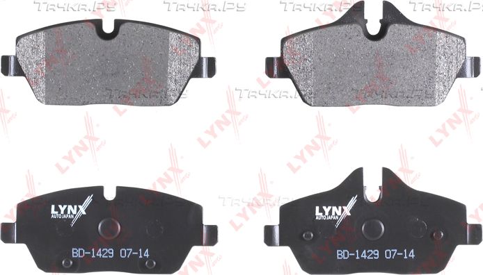 Тормозные колодки LYNXauto передние для MINI Coupe R58 2010-2015. Артикул BD-1429