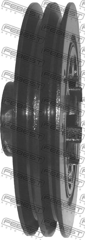 Шкив коленвала Febest для Toyota Land Cruiser 80 1990-1997. Артикул TDS-1HZ