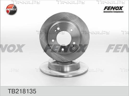 Тормозной диск Fenox задний для Kia Ceed I 2010-2012. Артикул TB218135
