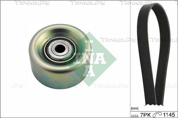 Приводной ремень поликлиновой с роликами (комплект) Ina для Nissan Micra V 2005-2026. Артикул 529 0272 10