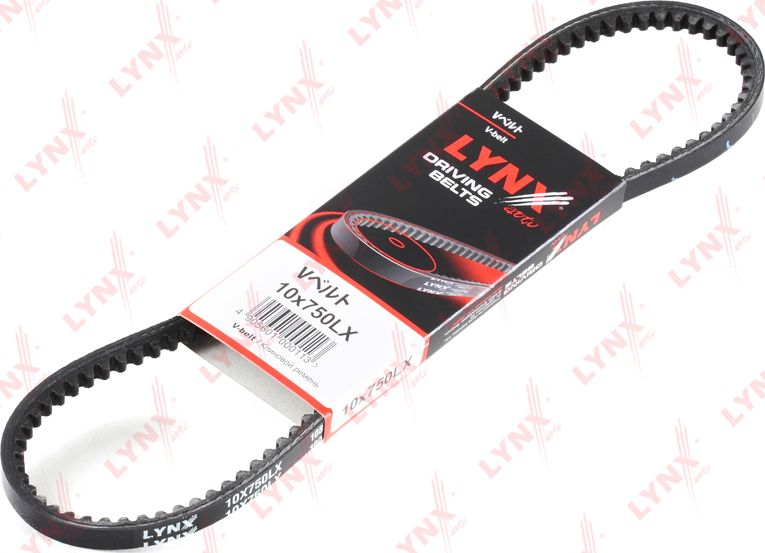 Приводной ремень клиновой LYNXauto. Артикул 10X750LX