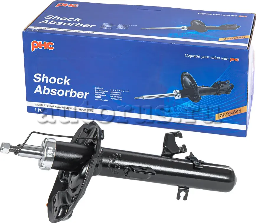 Амортизатор передней подвески левый Nissan Qashqai 11.2013 (PHC). Артикул SSB90058T