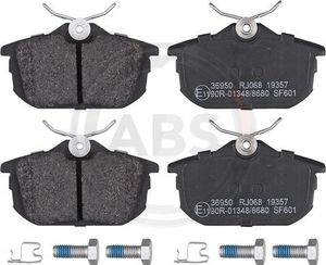 Тормозные колодки ABS задние для Mitsubishi Colt VI (Z20/Z30) 2004-2012. Артикул 36950