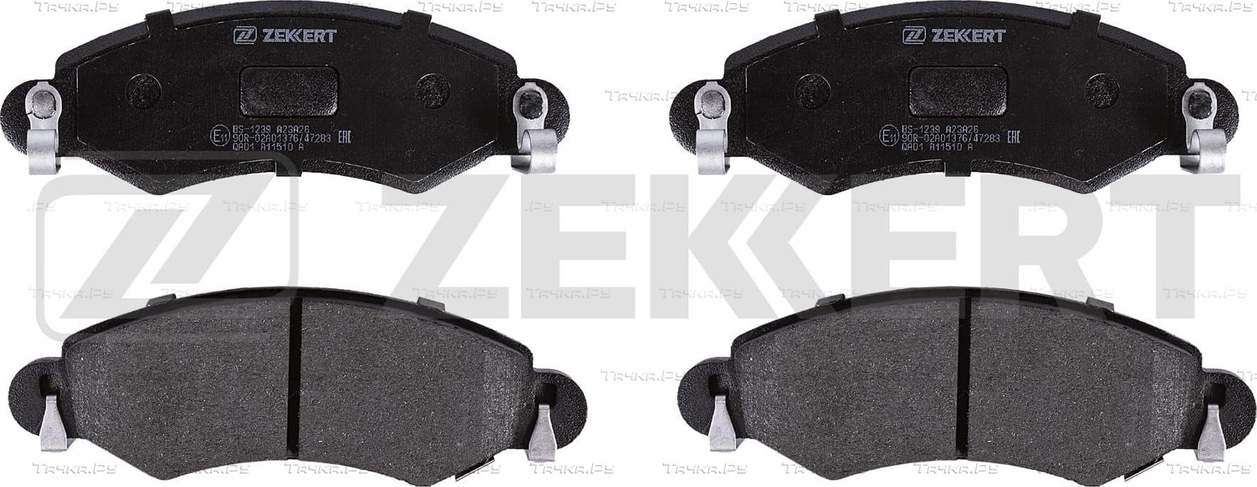 Тормозные колодки Zekkert передние для Suzuki Ignis I (HT) 2000-2003. Артикул BS-1239