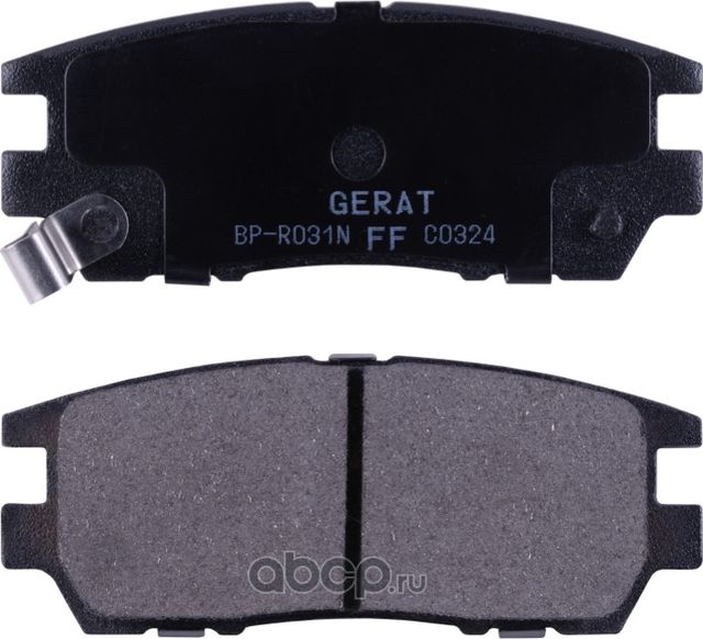 Тормозные колодки Gerat BP-R031N (задние) Normal Gerat. Артикул BPR031N