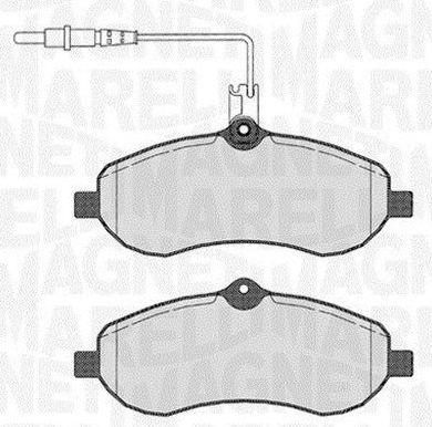Тормозные колодки Magneti Marelli. Артикул 363916060193