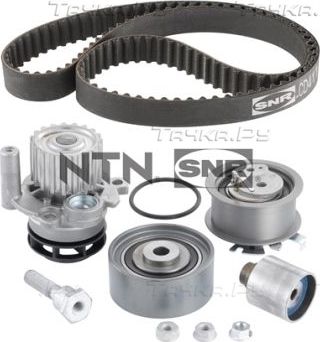 Помпа (водяной насос) с комплектом ремня ГРМ NTN / SNR для SEAT Toledo III 2004-2009. Артикул KDP457.610