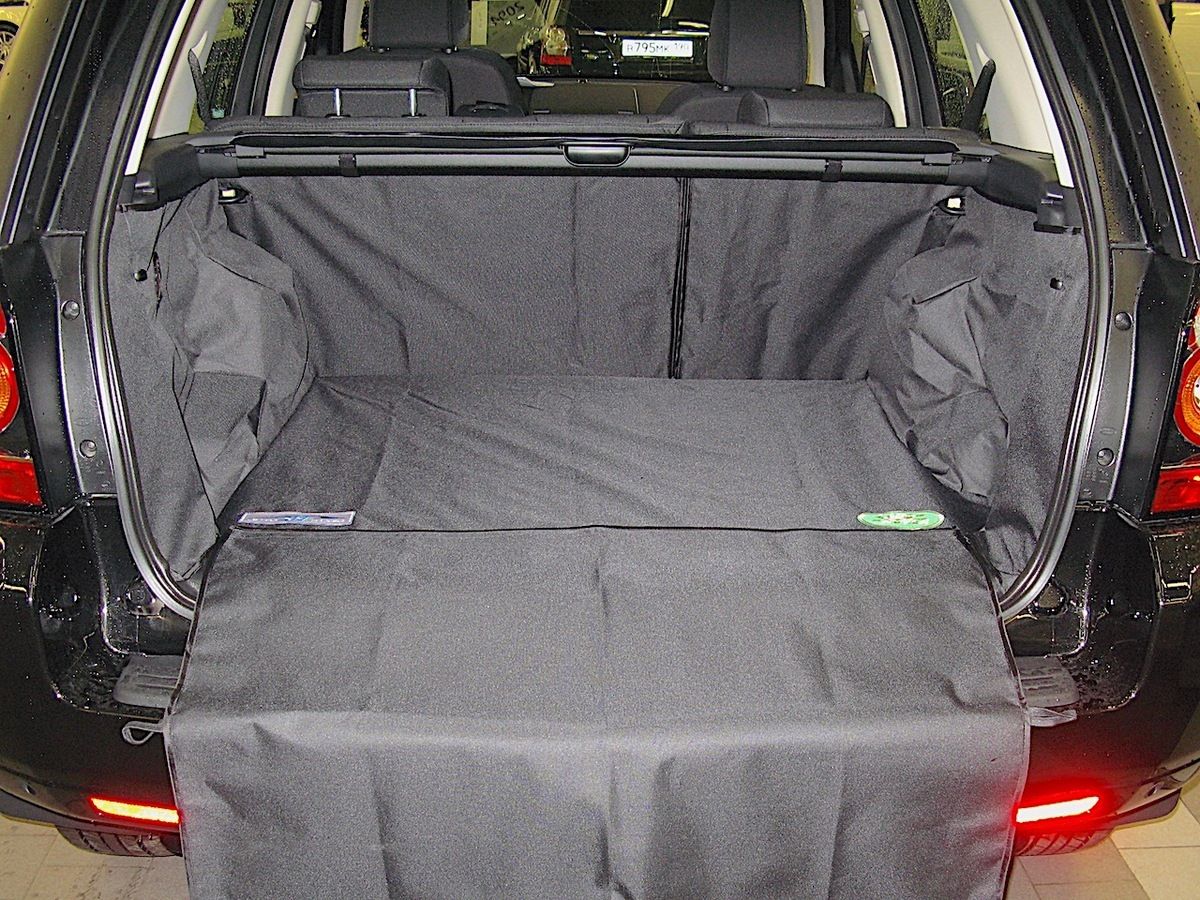 Защитный чехол AUTOSMSTUDIO "Gibrid" в багажник автомобиля для Land Rover Freelander II 2006-2014, черный. Артикул TP-LRRFRILII-GB-BL