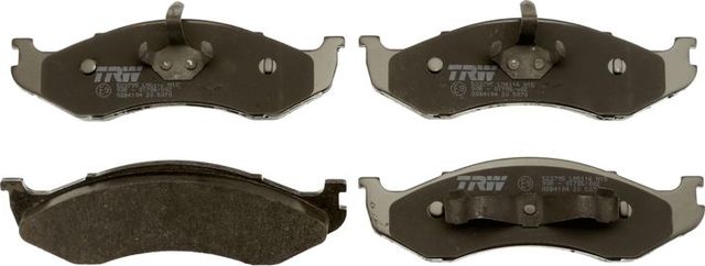 Тормозные колодки TRW передние для Jeep Grand Cherokee I (ZJ) 1991-1999. Артикул GDB4104