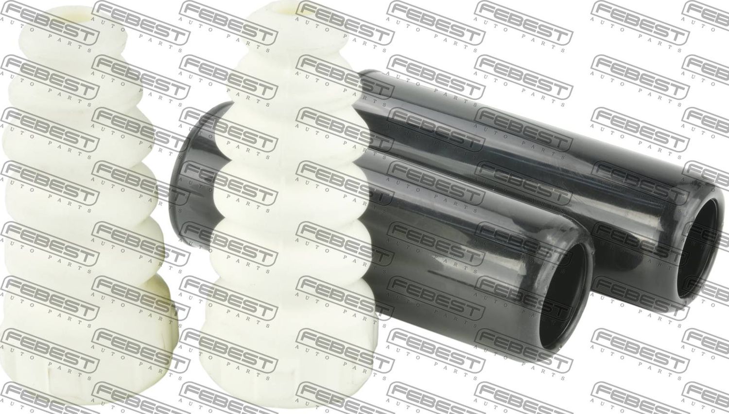 Комплект отбойников и пыльников амортизаторов (стоек) Febest. Артикул VWSHB-TOURIIR-KIT