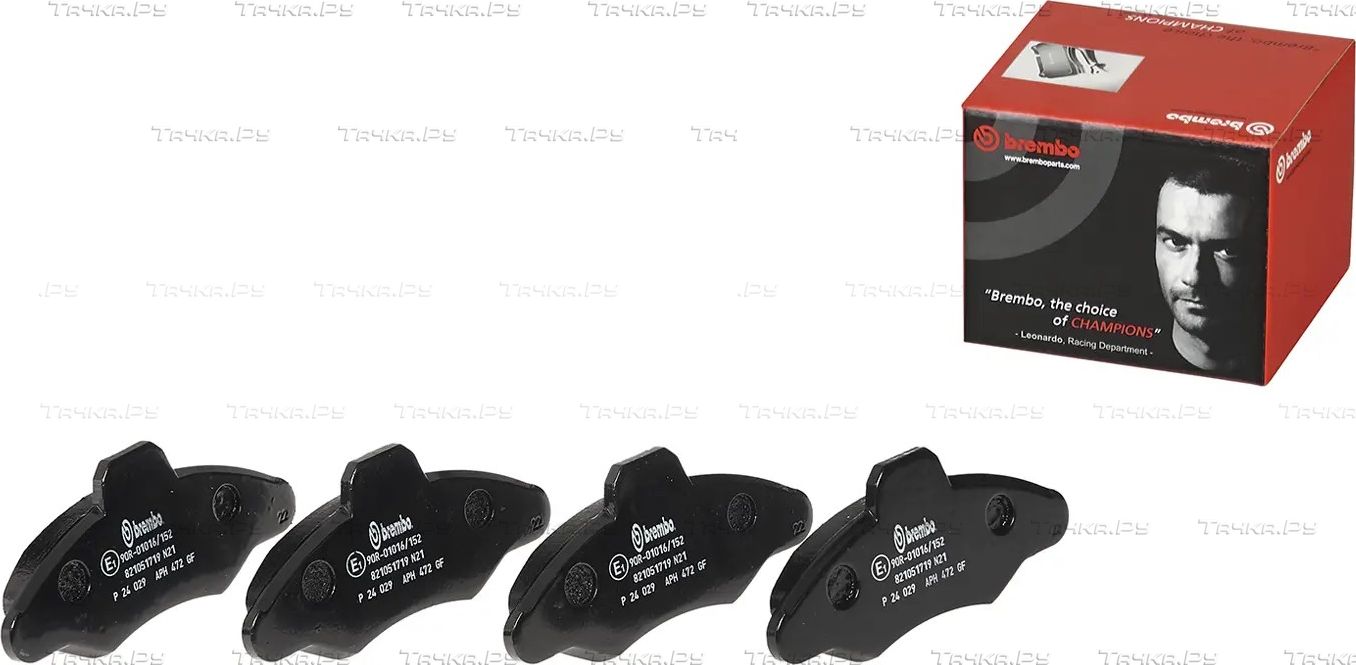 Тормозные колодки Brembo PRIME LINE передние для Ford Escort V 1990-1997. Артикул P 24 029