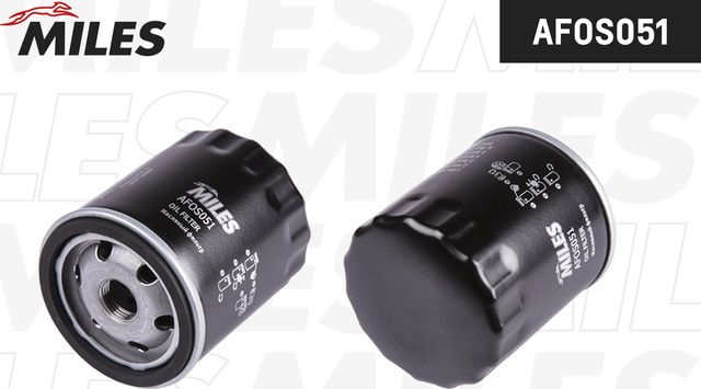 Масляный фильтр Miles для ЗАЗ Lanos 2004-2017. Артикул AFOS051
