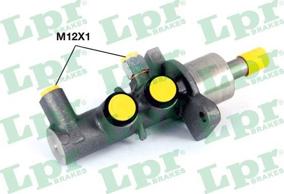 Тормозной цилиндр главный LPR (алюминий). Артикул 1385