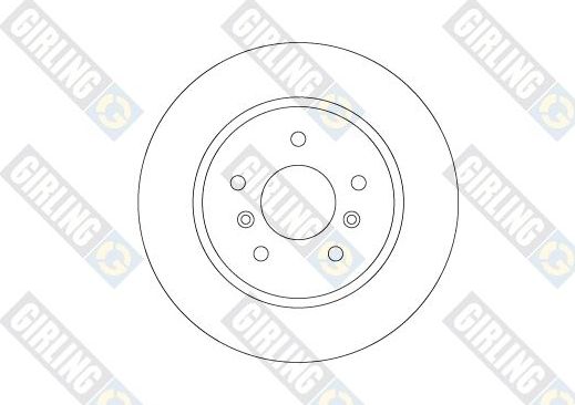 Тормозной диск Girling. Артикул 6067872