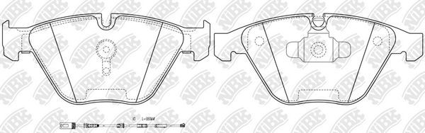 Тормозные колодки NiBK. Артикул PN0518W