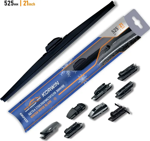 Щетка стеклоочистителя KORWIN зимняя 525мм (8 адаптеров) Korwin. Артикул KWUF0321
