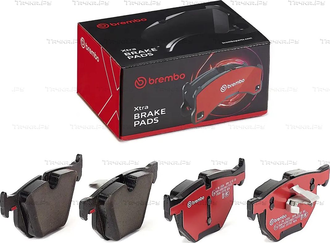 Тормозные колодки Brembo XTRA LINE задние для BMW 5 V (E60/E61) 2001-2010. Артикул P 06 033X