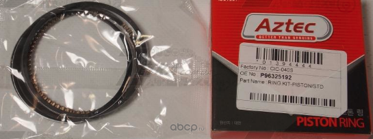 AZTEC Кольца поршневые  комплект DAEWOO MATIZ(M100) 96325192. Артикул cic-040s