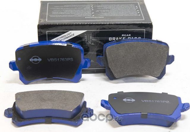 КОМПЛЕКТ ТОРМОЗНЫХ КОЛОДОК, ДИСКОВЫЙ ТОРМОЗ,3AA698451,3C0698451F (Vite). Артикул VBS1763PS