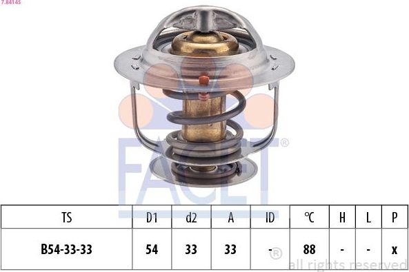 Термостат Facet Made in Italy - OE Equivalent для Kia Carnival I 2001-2006. Артикул 7.8414S