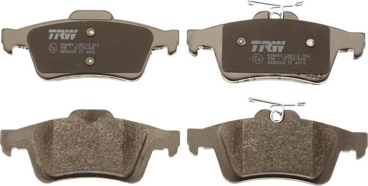 Тормозные колодки TRW. Артикул GDB2033