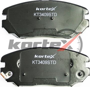 Колодки торм. HYUNDAI SONATA NF 04-/GRANDEUR 05- перед.к-т (Kortex). Артикул KT3409STD