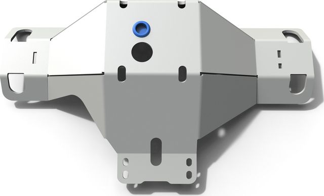 Защита алюминиевая Rival для дифференциала заднего моста Volkswagen Amarok I рестайлинг 2016-2019. Артикул 2333.5876.1.6