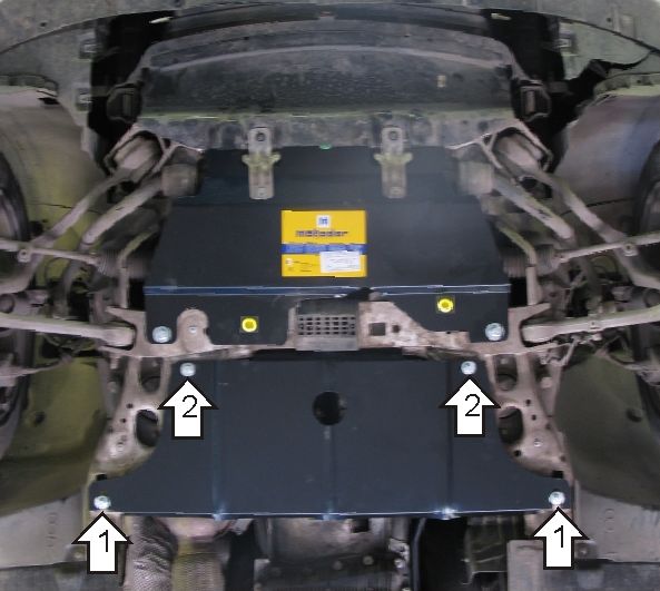 Защита Мотодор для картера BMW 3-серия E90 2006-2010. Артикул 00210