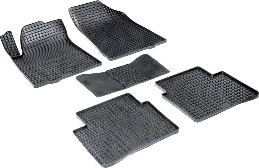 Коврики резиновые Seintex с узором сетка для салона Nissan Teana J32 2008-2014. Артикул 00725