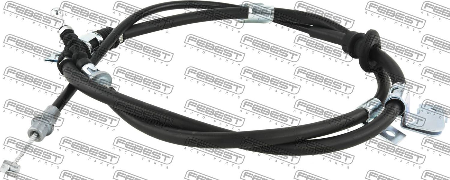Трос ручника (тросик ручного тормоза) Febest. Артикул 04100-GALH