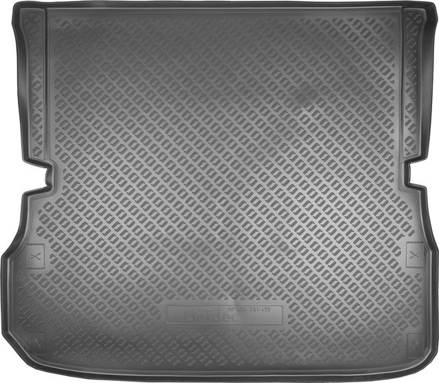 Коврик Норпласт для багажника (7 мест. сложен 3 ряд) Nissan Pathfinder R52 2014-2024. Артикул NPA00-T61-455