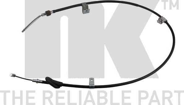 Трос ручника (тросик ручного тормоза) NK. Артикул 905210