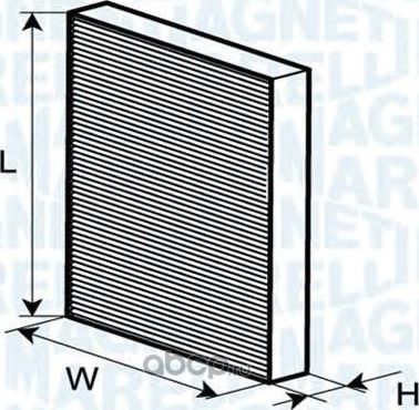 Салонный фильтр Magneti Marelli. Артикул 350203063220
