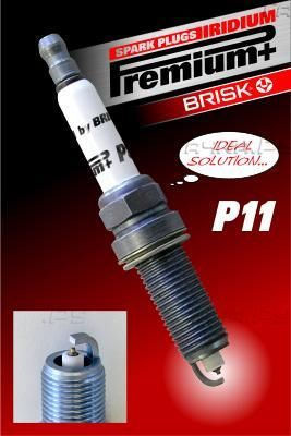 Свеча зажигания Brisk P11 Iridium Premium+ для Toyota RAV4 III (XA30) 2008-2013. Артикул 1708