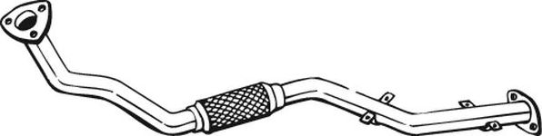 Глушитель (труба соединительная приемная) Bosal передний для Nissan Terrano II 1993-2006. Артикул 855-015