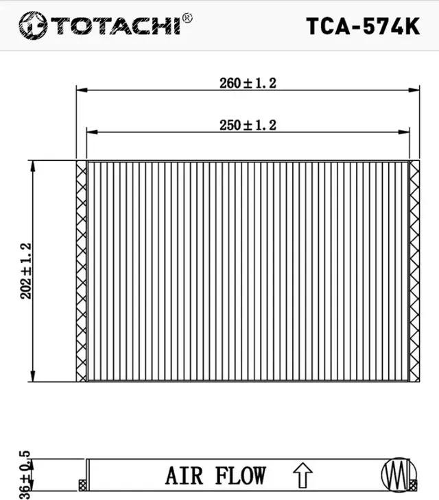 TOTACHI TCA-574K 31369455 CUK25007 Totachi. Артикул TCA574K