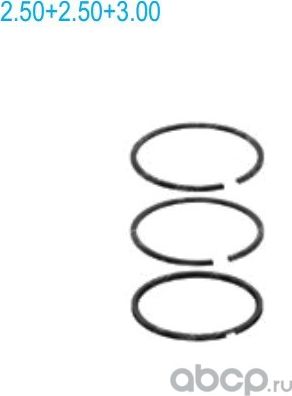 Комплект поршневых колец компрессора D=100.00mm STD (2.50x2.50x3.00mm) Multibran (Starkmeister) Starkmeister. Артикул S100753