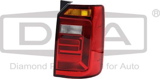 Фонарь задний DPA правый для Volkswagen Caddy IV 2015-2020. Артикул 99451787202
