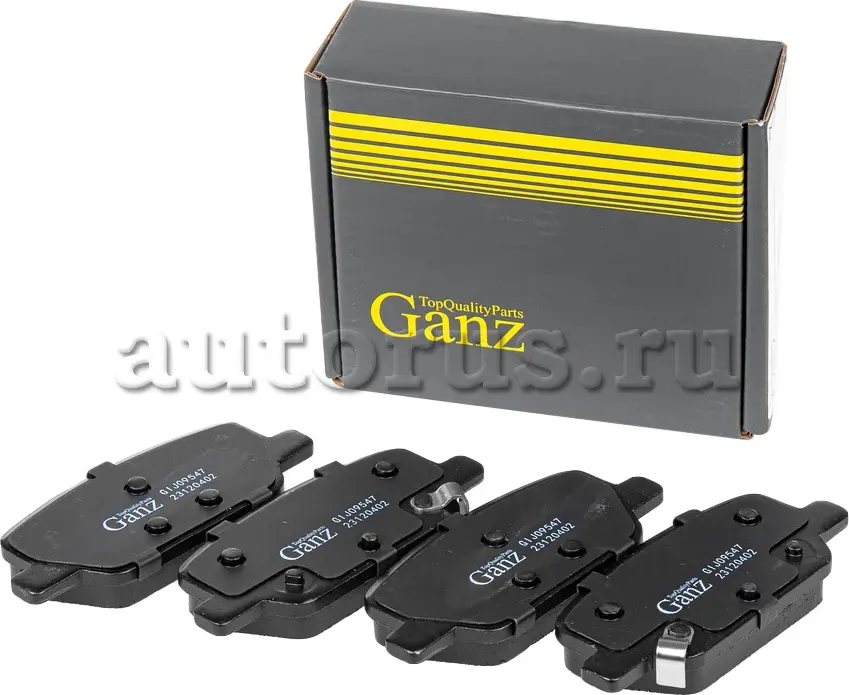 Колодки задние HYUNDAI Palisade 18-> GANZ GIJ09547 Ganz. Артикул GIJ09547