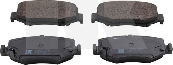 Тормозные колодки NK задние для Dodge Nitro 2006-2012. Артикул 229337