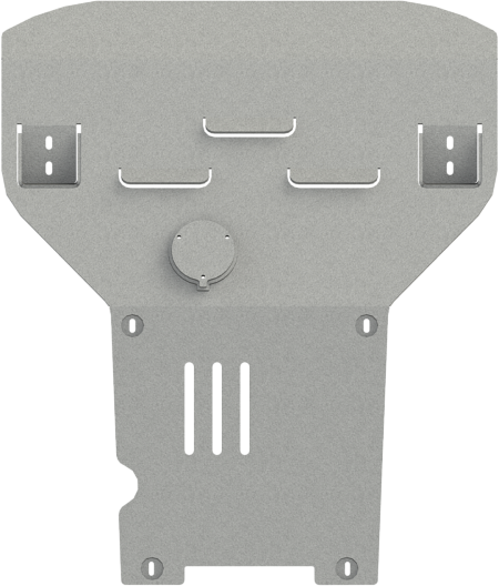 Защита алюминиевая Шериф (8 мм) усиленная для картера Toyota Land Cruiser 200 2007-2021. Артикул 24.4481