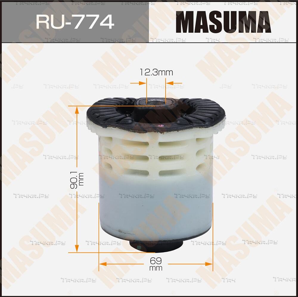 Сайлентблок переднего рычага подвески Masuma. Артикул RU-774