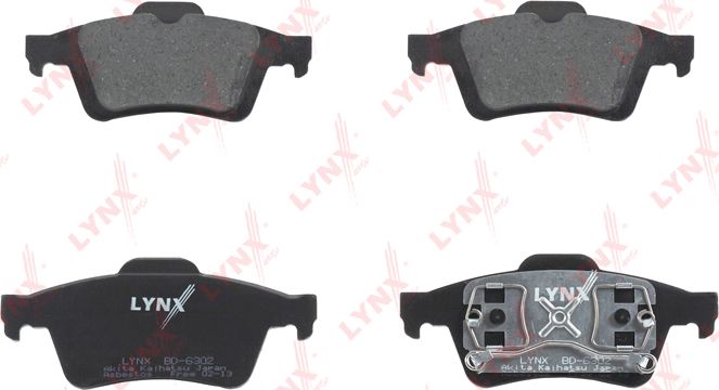 Тормозные колодки LYNXauto. Артикул BD-6302