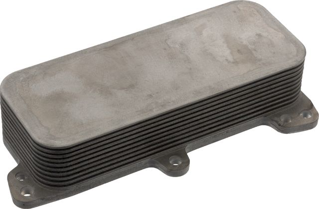 Радиатор масляный (маслоохладитель) для двигателя SWAG (алюминий) для Volkswagen Touareg I 2003-2010. Артикул 30 10 1009