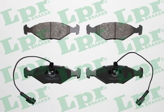 Тормозные колодки LPR передние для Fiat Palio I 1997-1998. Артикул 05P1204