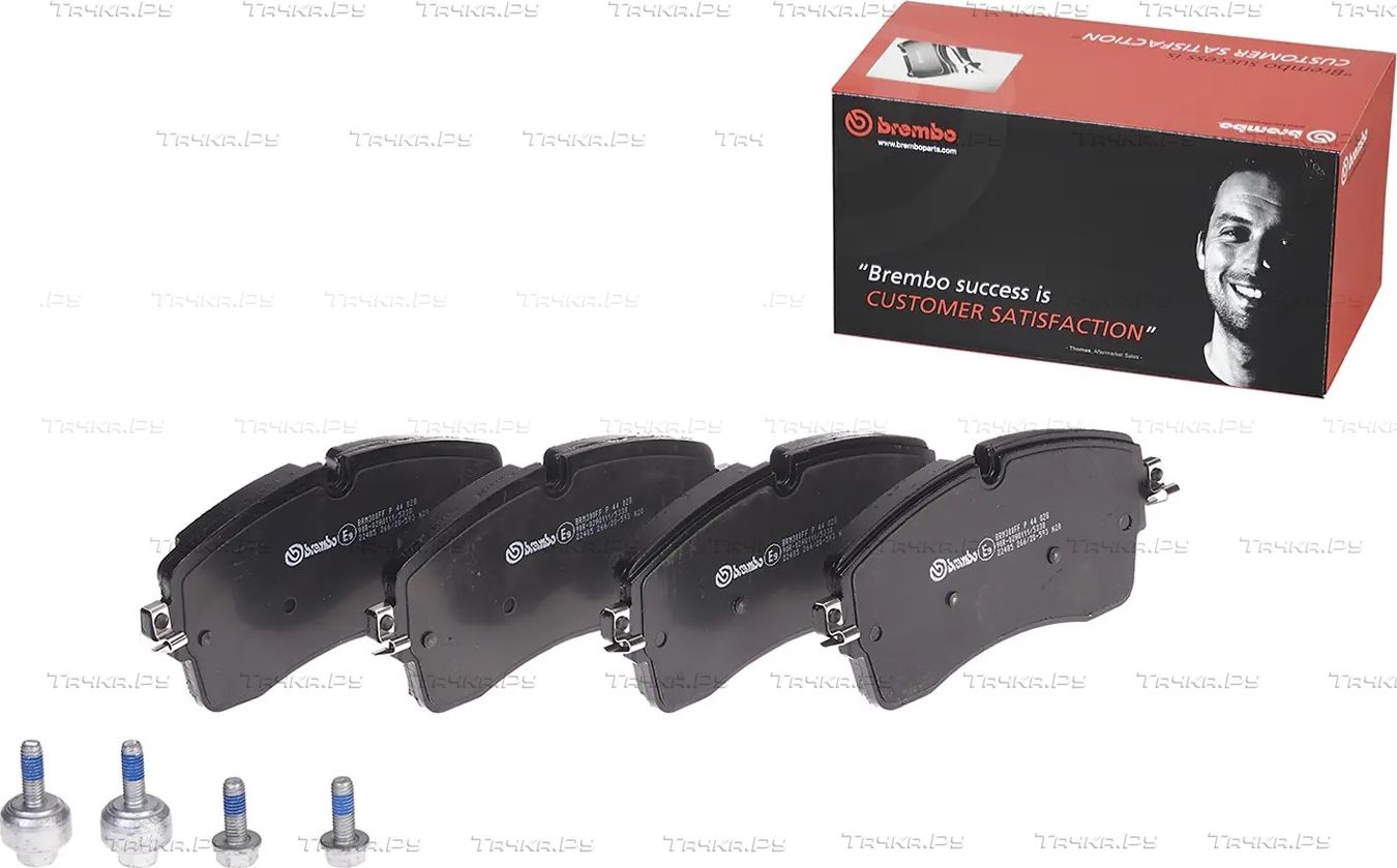 Тормозные колодки Brembo PRIME LINE передние для Land Rover Defender II 2019-2026. Артикул P 44 028