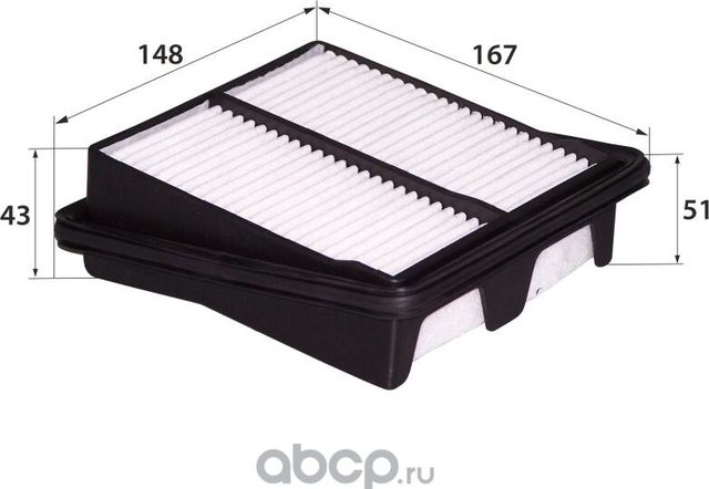 A-884 17220-PWA-J10 (фильтр воздушный) (20шт) (RB-Exide). Артикул A884